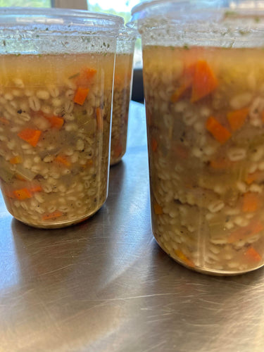 Soupe bœuf et orge